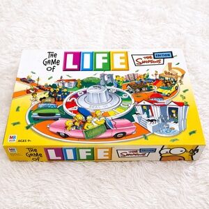 The Game of Life Simpsons Edition Board Game Complete Milton Bradley Family